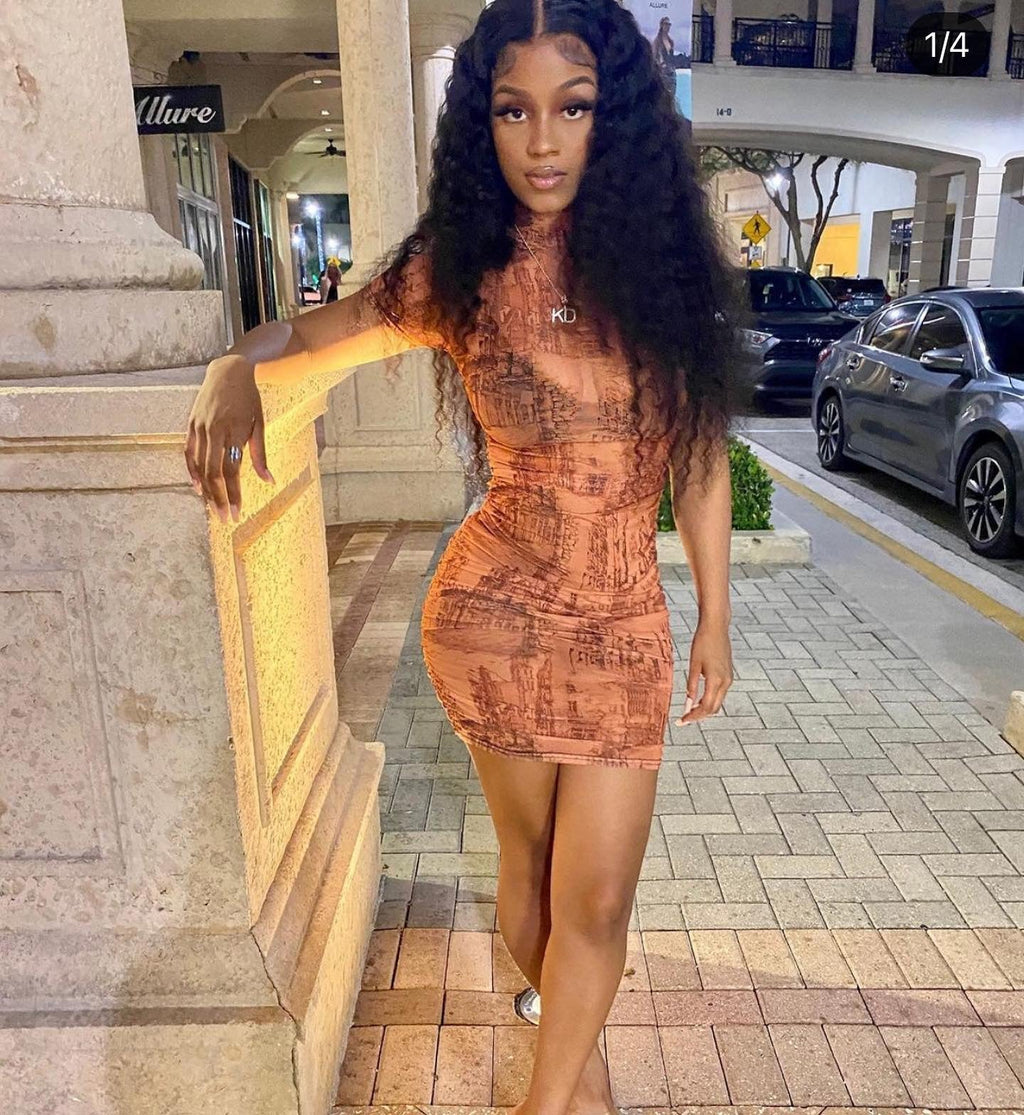 Natural Color Deepwave 13x4 Transparent Lace Front Wig