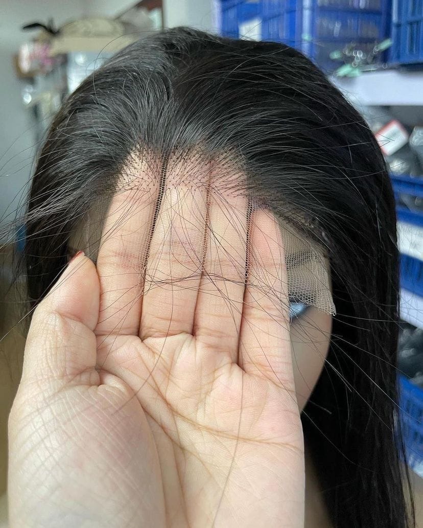 Natural Color Straight 13x4 Transparent Lace Front Wig