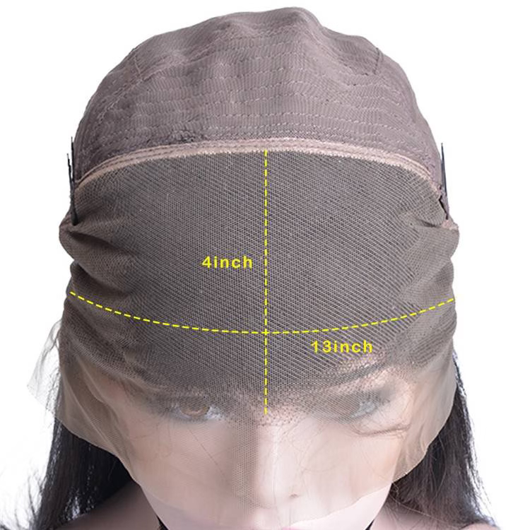 1B/613 (Black Roots) Straight 13X4 Transparent Lace Front Wig