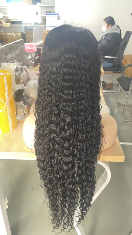 Deep Curly 13x6 Transparent Lace Front Wigs