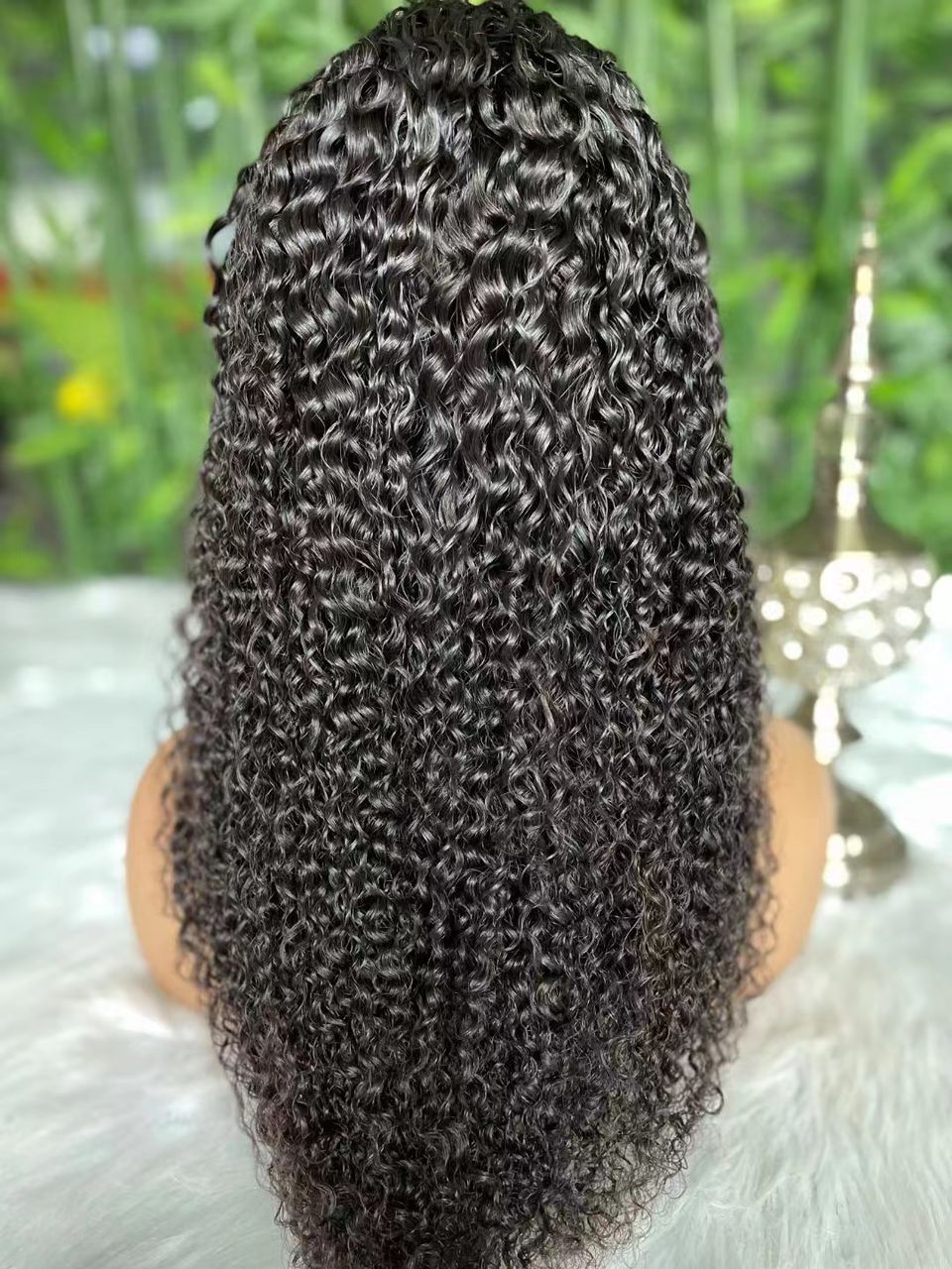 Natural Color Deep Curly HD 13X4 Lace Front Wig