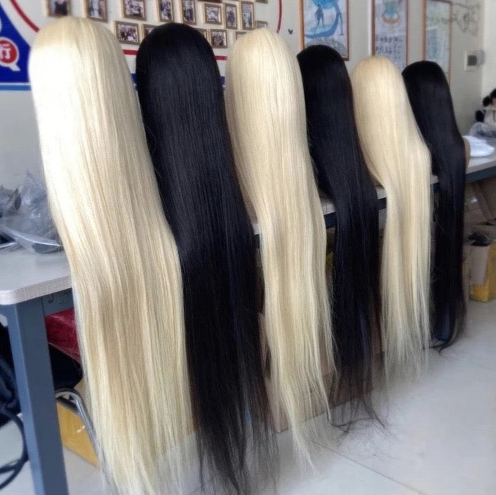 613 Straight 13X4 Transparent Lace Front Wig