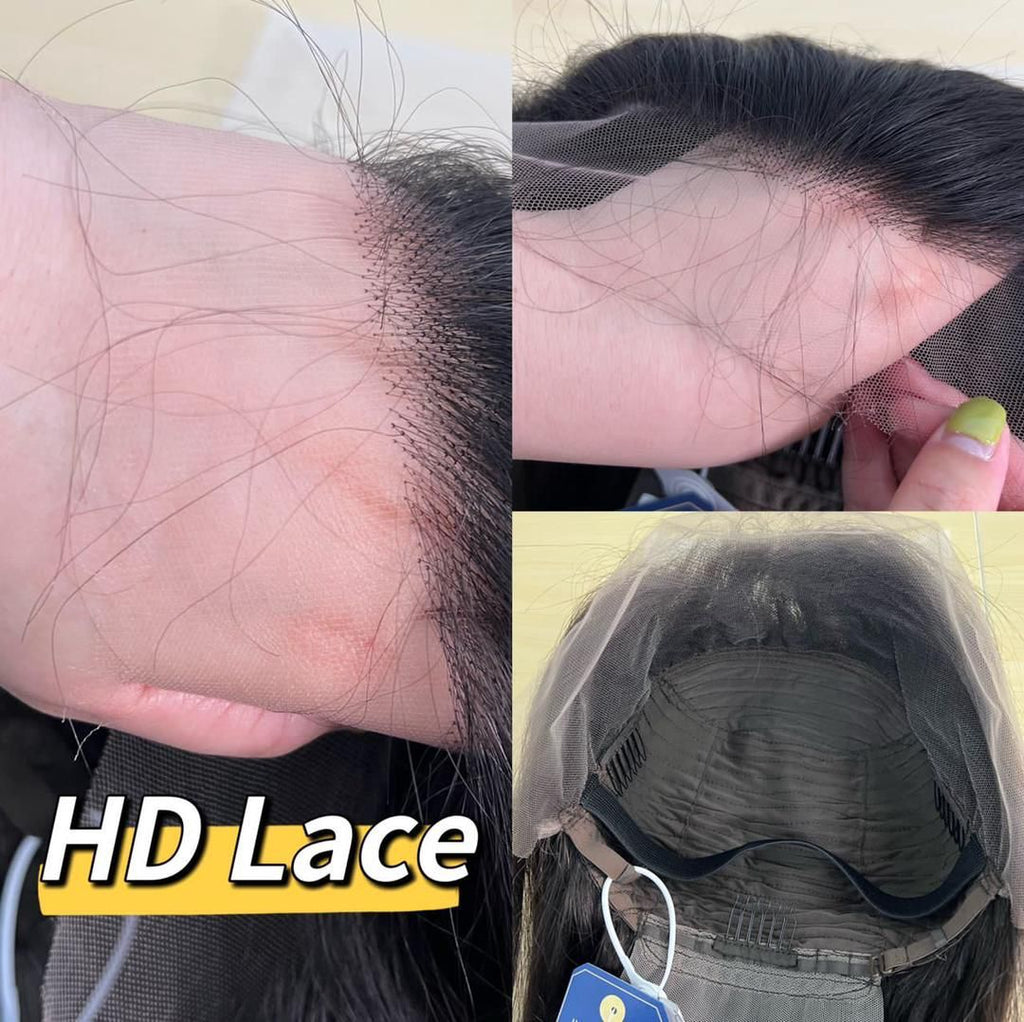 Natural Color Straight HD 13X4 Lace Front Wig
