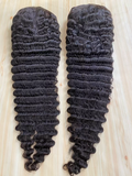 Natural Color Deepwave 13x4 Transparent Lace Front Wig