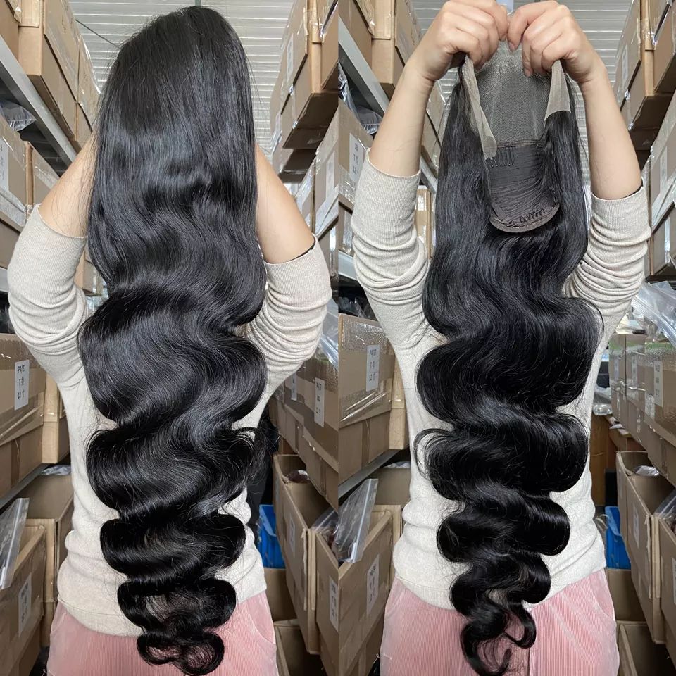 Natural Color Bodywave 13x4 Transparent Lace Front Wig