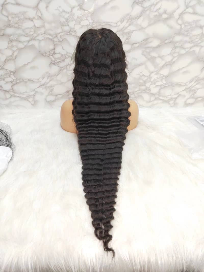 Natural Color Deepwave HD 13X4 Lace Front Wig