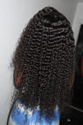 Natural Color Deep Curly HD 13X4 Lace Front Wig
