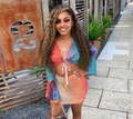 Highlighted Deepwave 13X4 Transparent Lace Front Wig