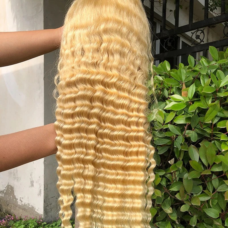 613 Deepwave 13X4 Transparent Lace Front Wig