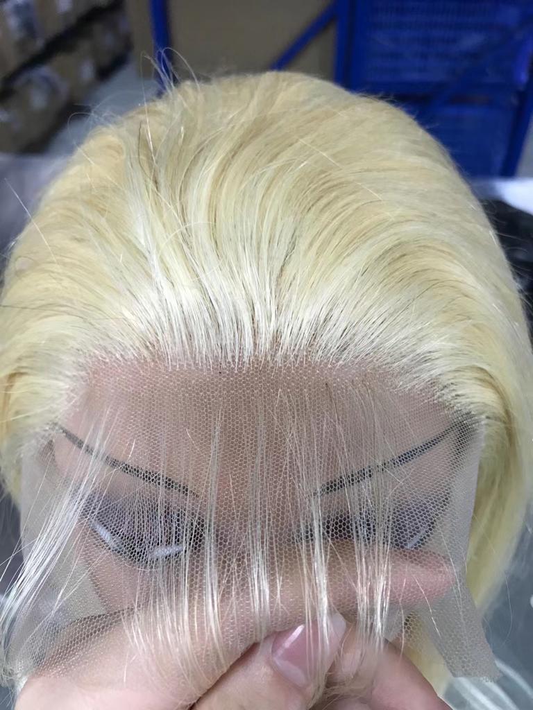 613 Straight 13X4 Transparent Lace Front Wig