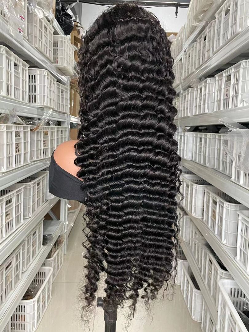 Natural Color Deepwave 13x4 Transparent Lace Front Wig