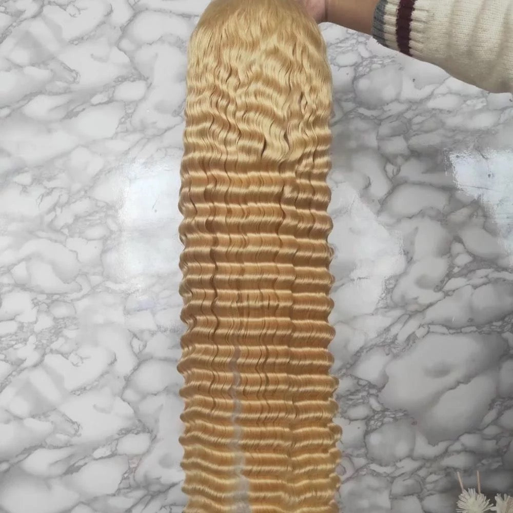 613 Deepwave 13X4 Transparent Lace Front Wig
