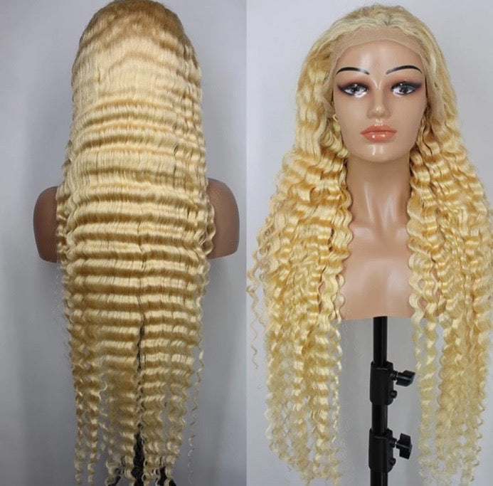613 Deepwave 13X4 Transparent Lace Front Wig