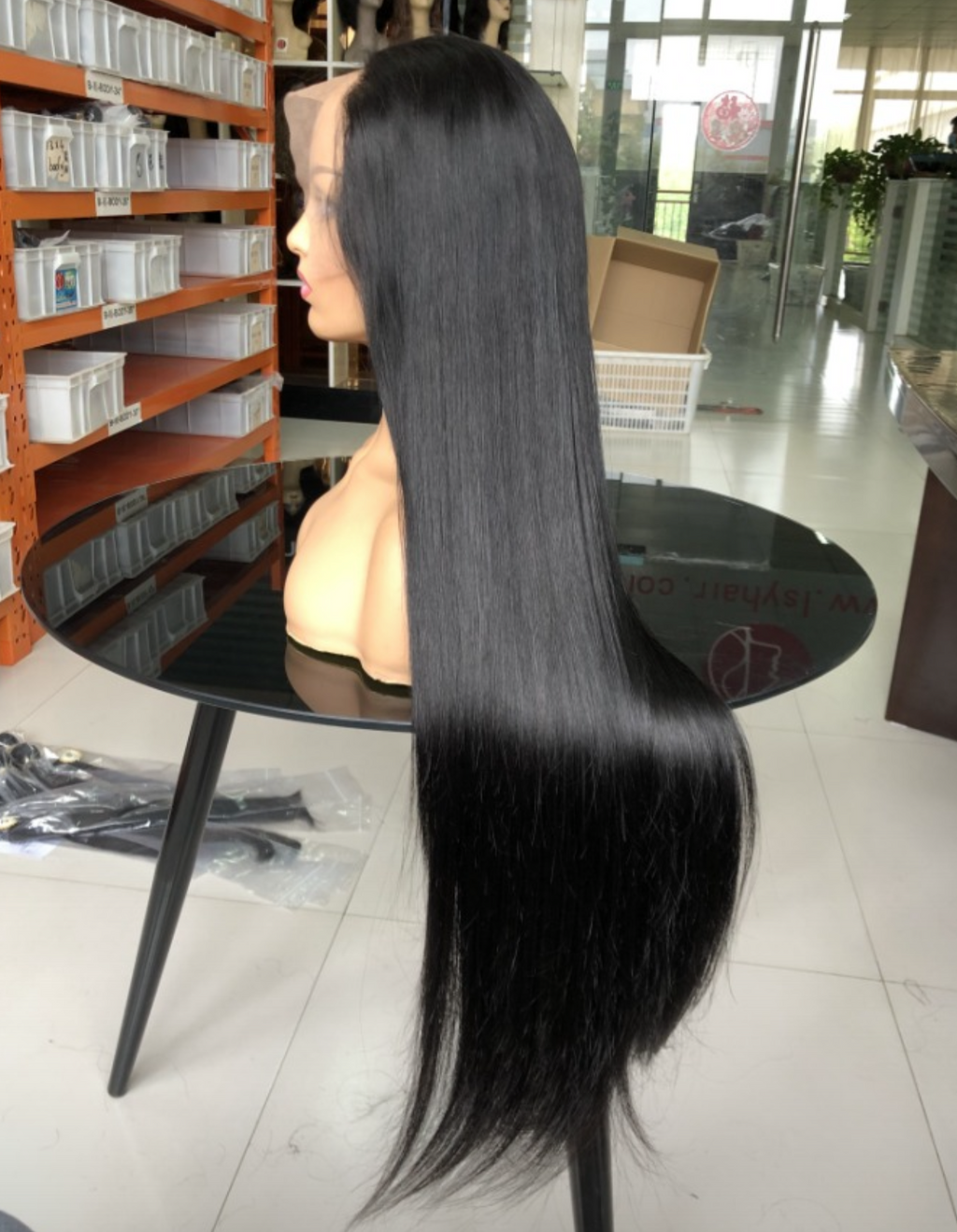 Natural Color Straight HD 13X4 Lace Front Wig