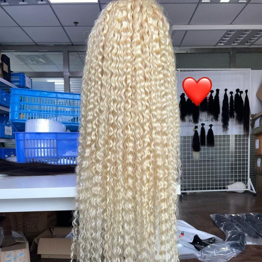 613 Curly 13X4 Transparent Lace Front Wig