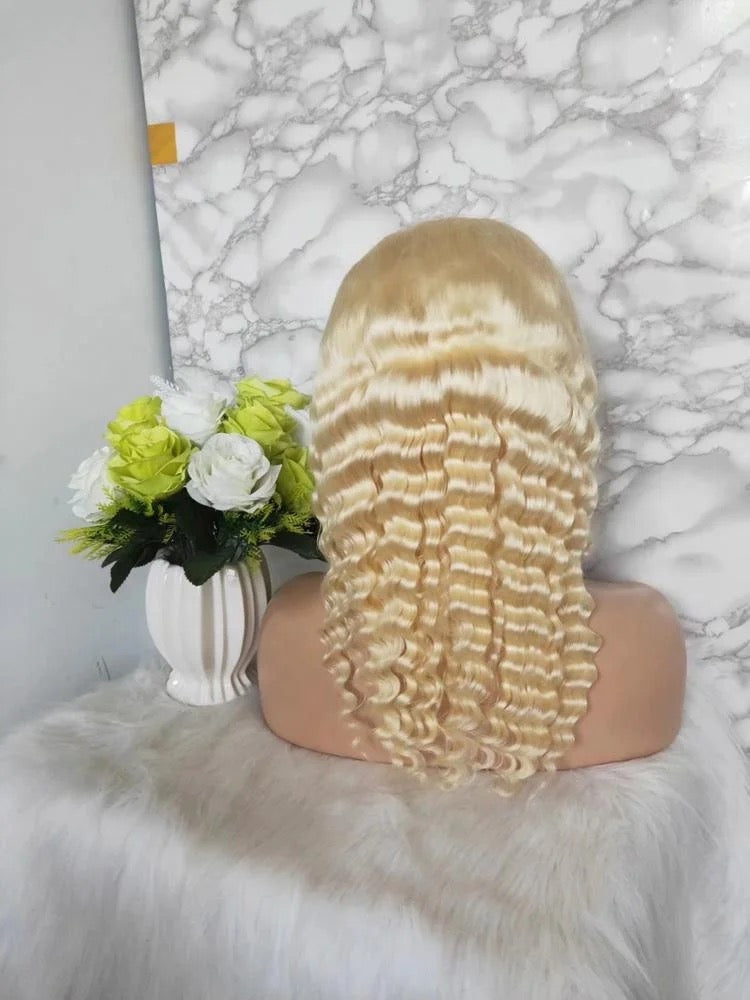 613 Deepwave 13X4 Transparent Lace Front Wig
